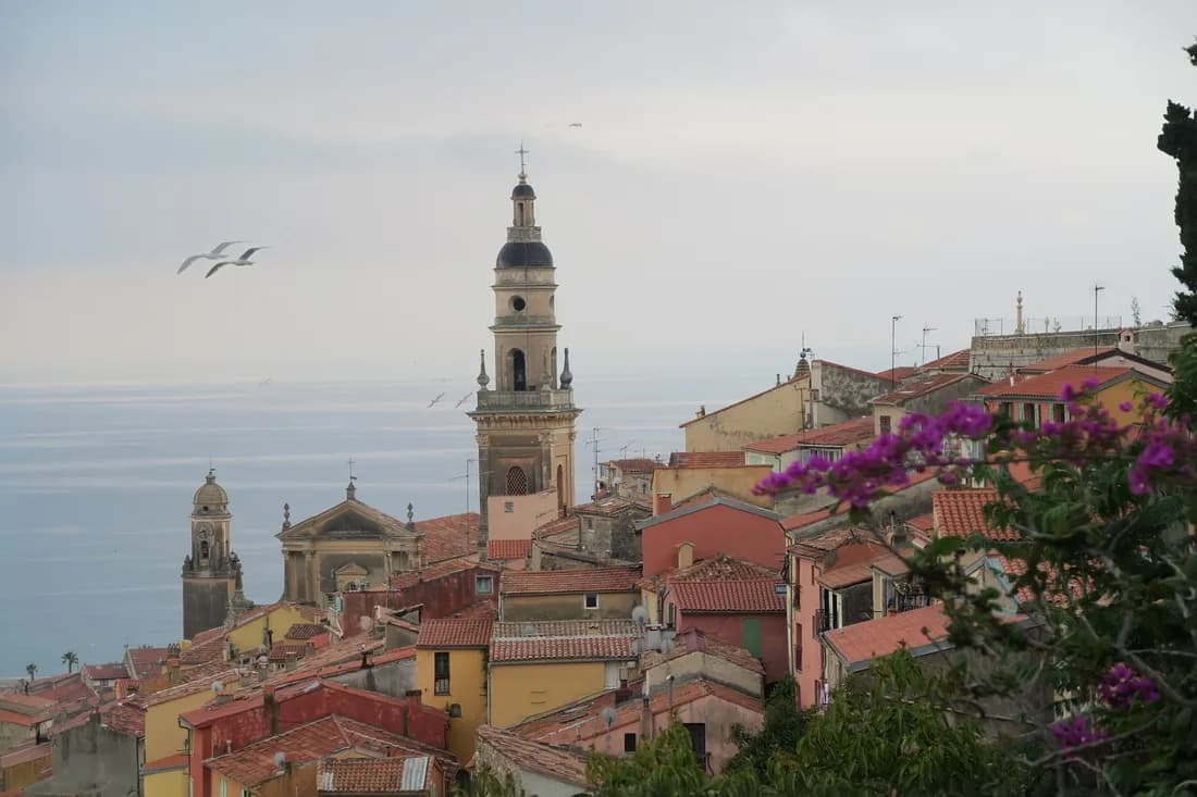 Menton — Riviera yacht charter destination from Monaco